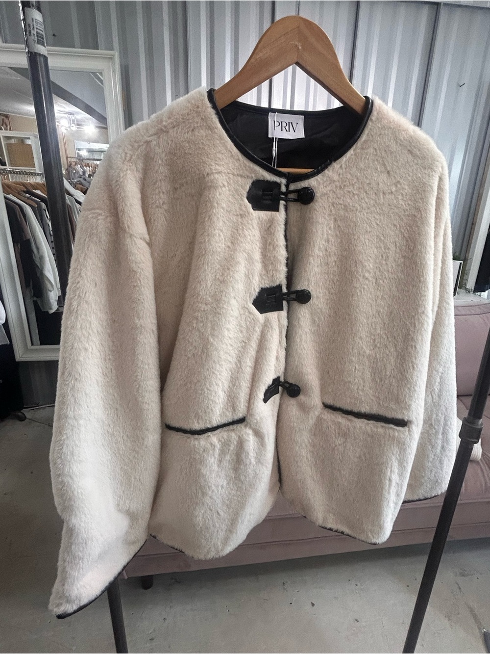 Priv - Dressy Toggled Jacket NWT Medium
